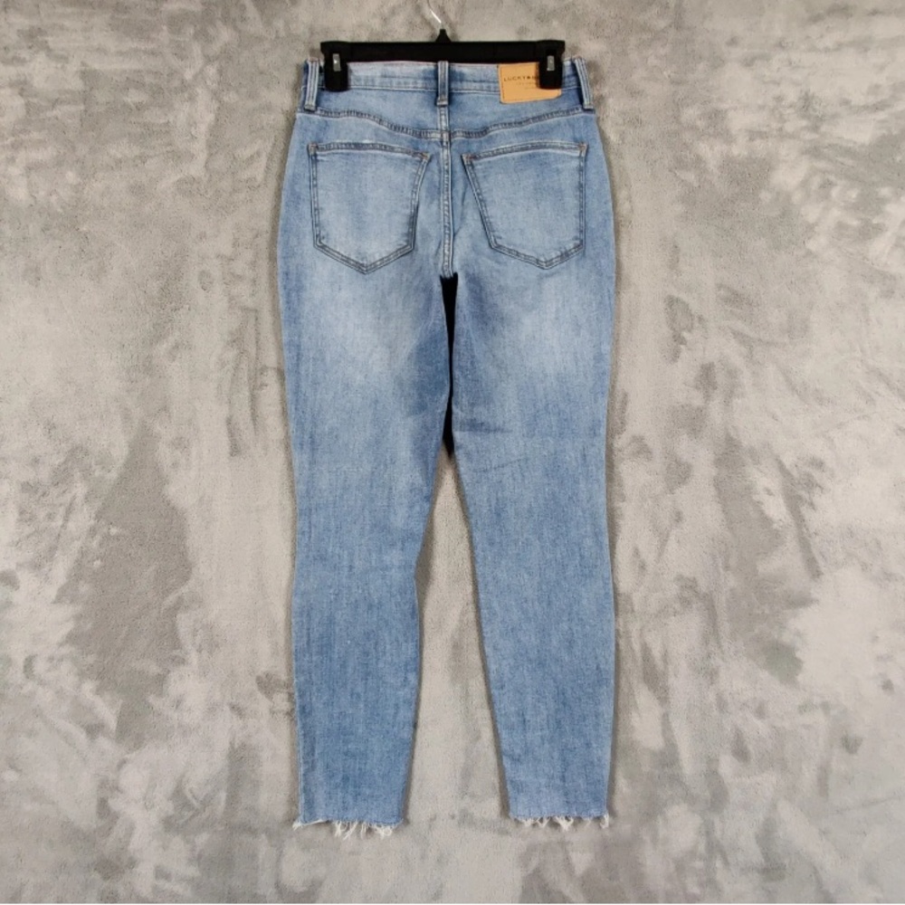 Lucky Brand Jeans. Women 4/27. Bridgette Skinny, High Rise, Denim Stretch Pants. - Picture 2 of 10